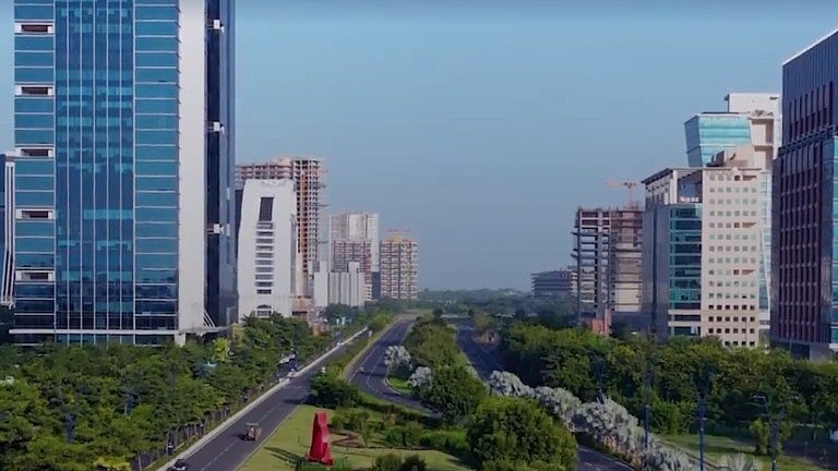 <div class="paragraphs"><p>Screengrab of GIFT City infrastructure from website. </p></div>